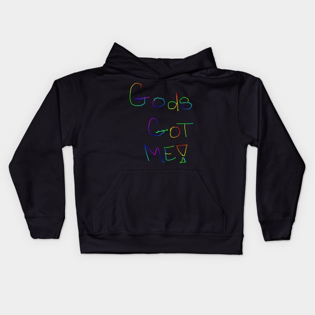 Gods Got Me Kids Hoodie by Pastoress Smith